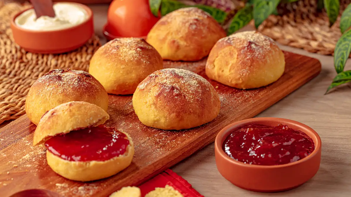 Pão de milho fofinho