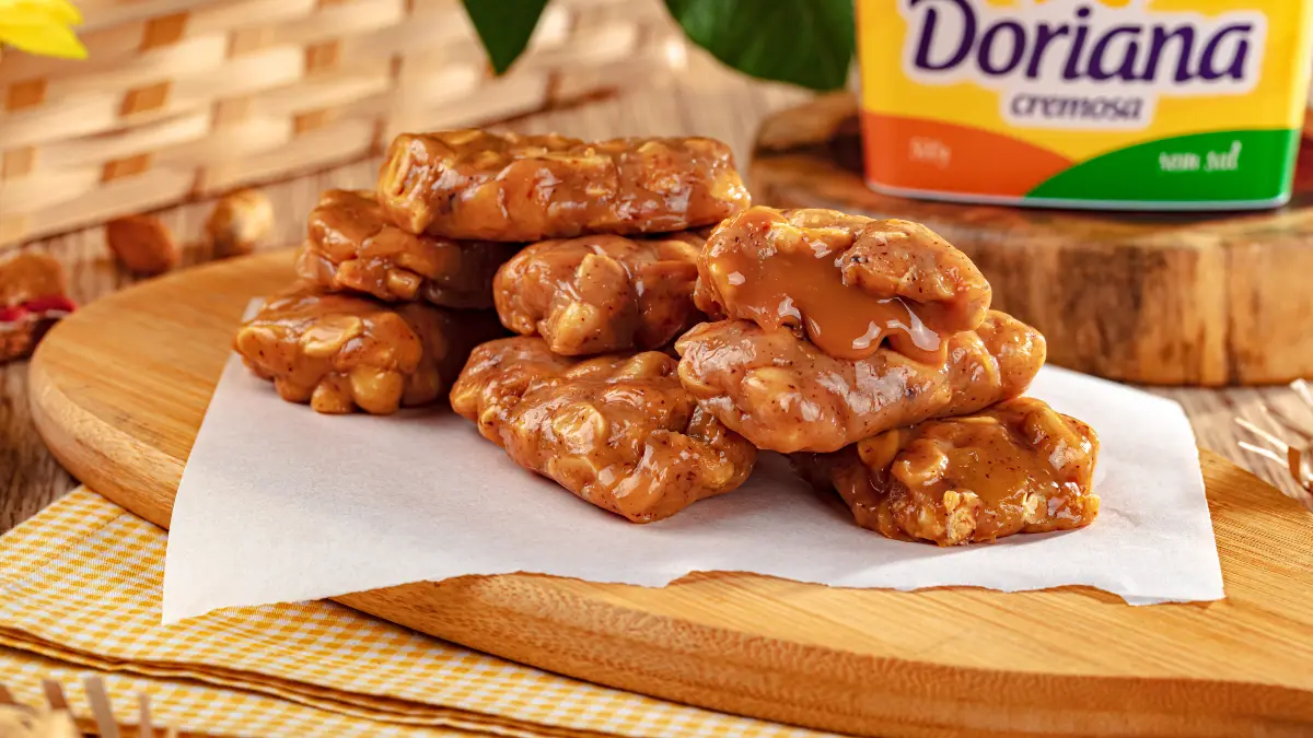 Pé de moça recheado