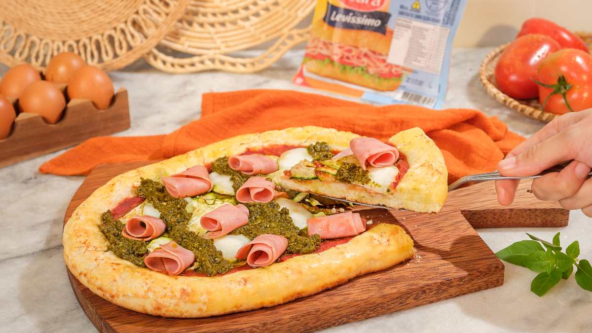 Pizza sem Glúten com Levíssimo