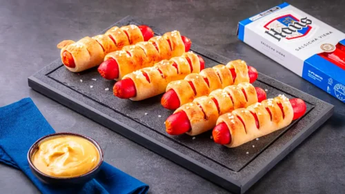 Pretzel com Salsicha