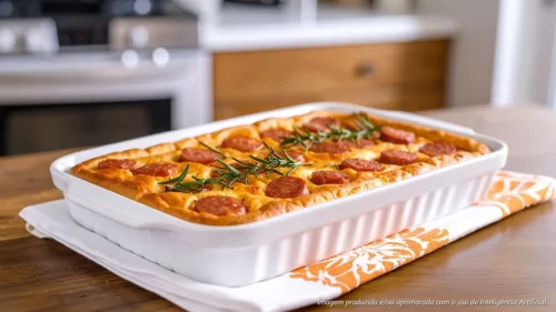 Bolo Salgado de Salsicha