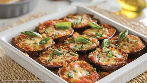 Berinjela à parmegiana na airfryer