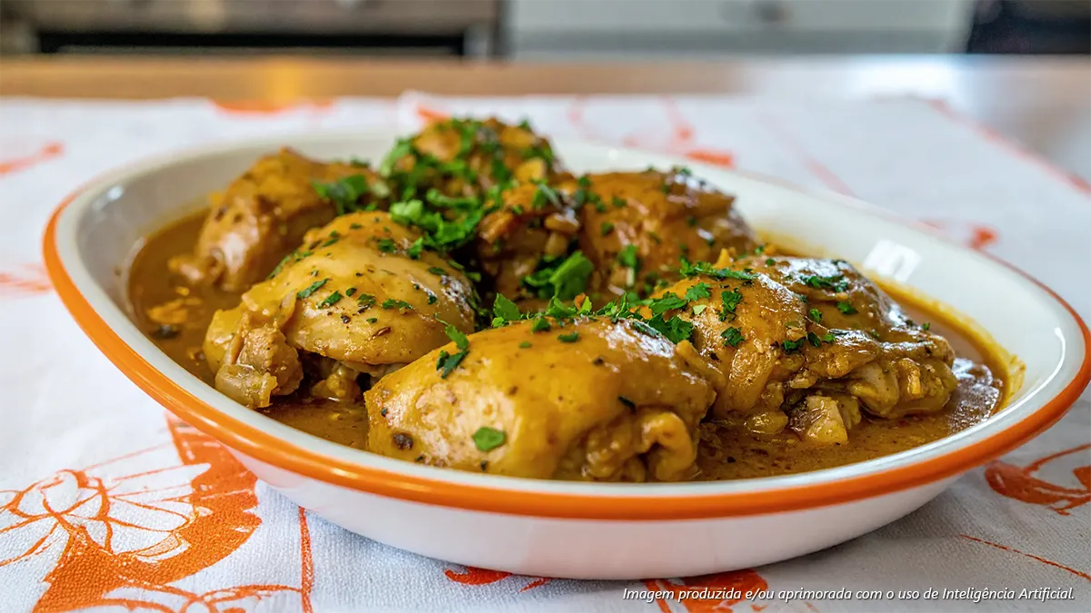 Frango com Molho de Limão e Pimenta-de-cheiro