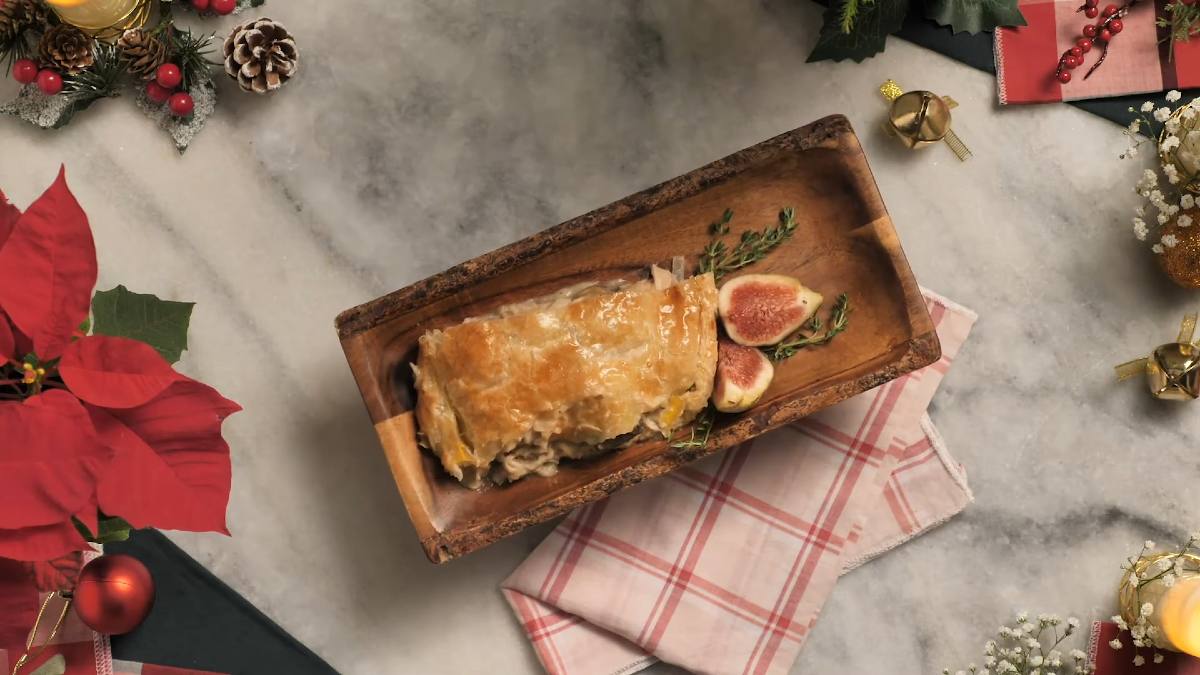 Torta de Fiesta com Cogumelos Paris