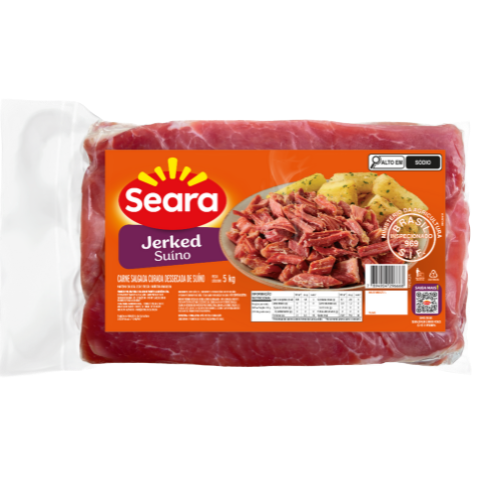 Jerked Suíno Seara 5kg Jerked Suíno Seara 5kg